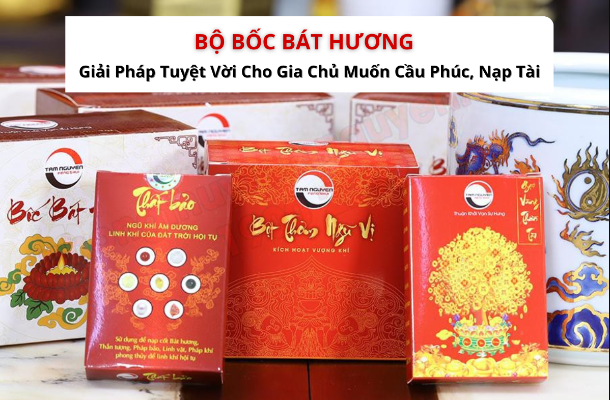 Cách Nạp Vượng Khí Khi Bốc Bát Hương Thần Tài Gia Tiên